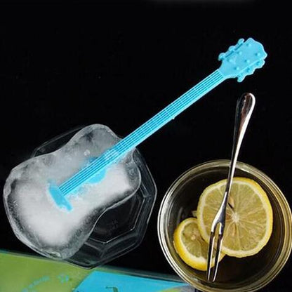 Party Like a Rockstar with our Guitar Ice Cube & Swizzle Stick Ice Tray!