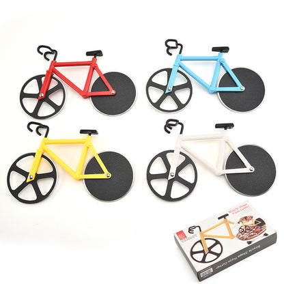 Super-Cool Bicycle-shaped Two-Blade Pizza Cutter - Great Gift for Your Bike Enthusiast!