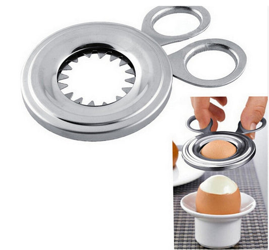 Traditional Stainless-Steel Soft-boiled Egg Top Cutter