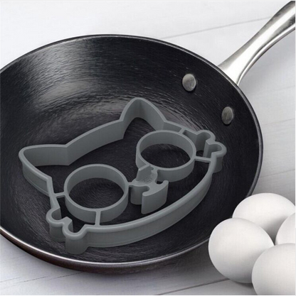 Silicone Cat Egg & Omelet Mold - Make Breakfast Fun, Great for PIcky Kids!