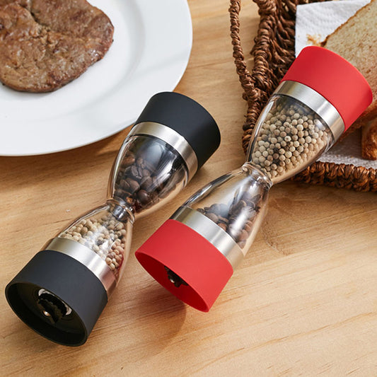Two-In-One Manual Salt & Pepper Grinder - You're All-In-One Pepper & Salt Mills!