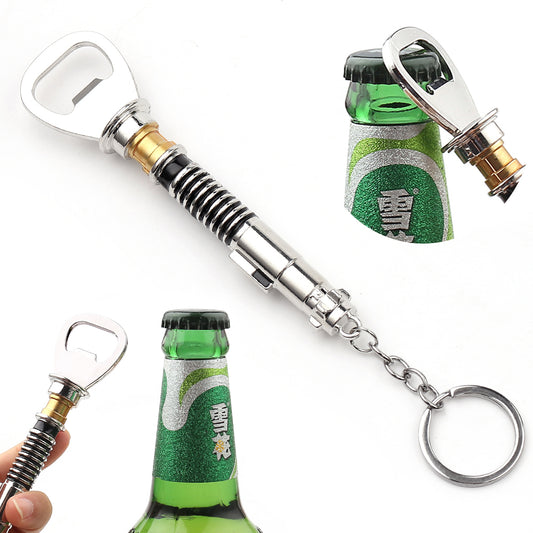 Luke Skywalker's Star Wars Lightsaber Bottle Opener & Keychain.  The Force is Strong With This One!!