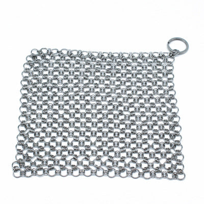 Chainmail Stainless-Steel Grill & Pot Scrubber! Get Medieval on tough-to-clean pots, pans, grills, and more!
