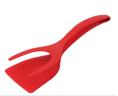 Amazing 2-In-1 Grip & Flip Spatula Tongs for Eggs, Pancakes, Grilled Sandwiches, and More!