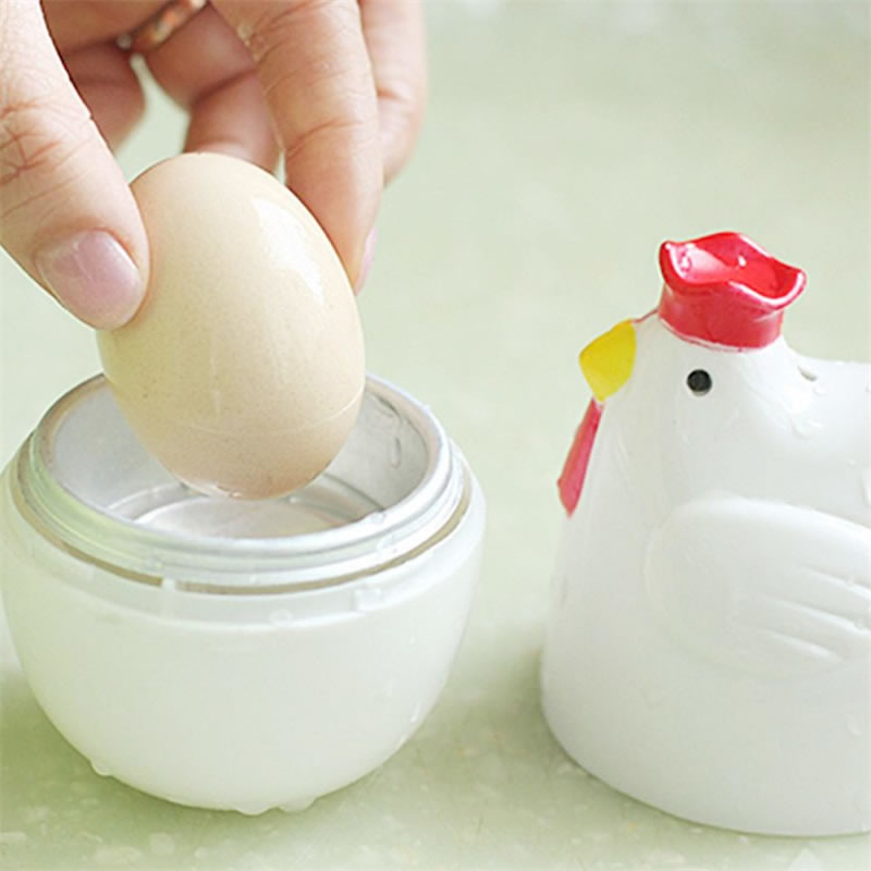Microwave Egg Boiler & Steamer - Make Hardboiled & Softboiled Eggs With Ease!